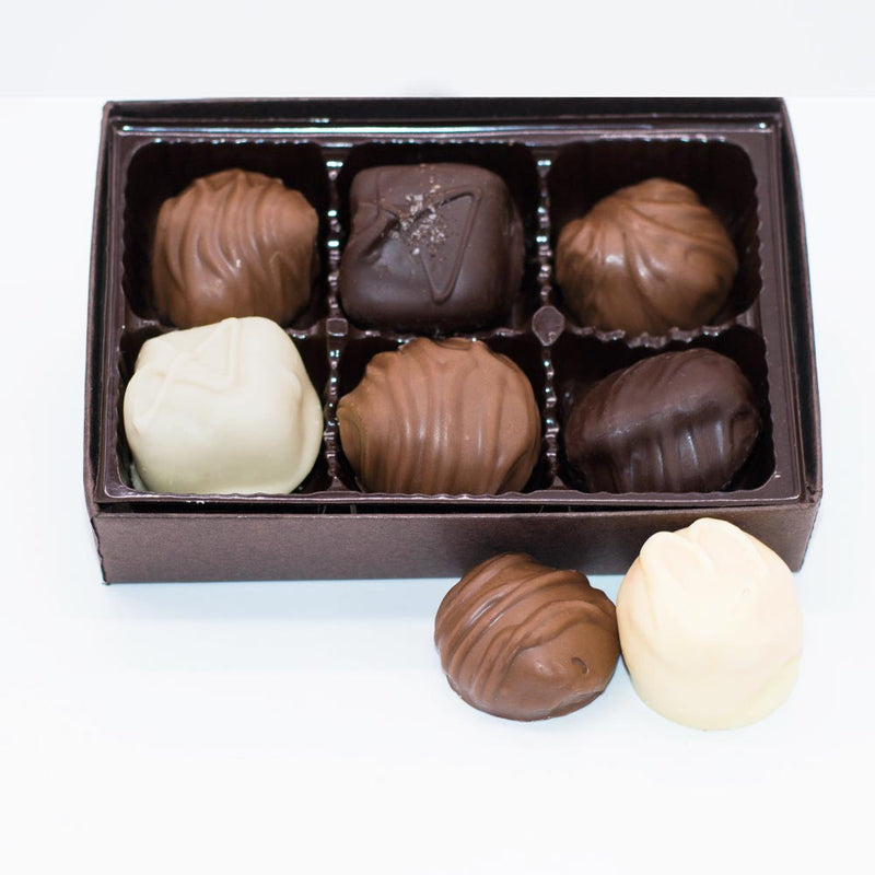 6 Piece Assorted Variety Boxed Chocolates