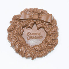 Wilson Candy Milk Chocolate Seasons Greetings Wreath