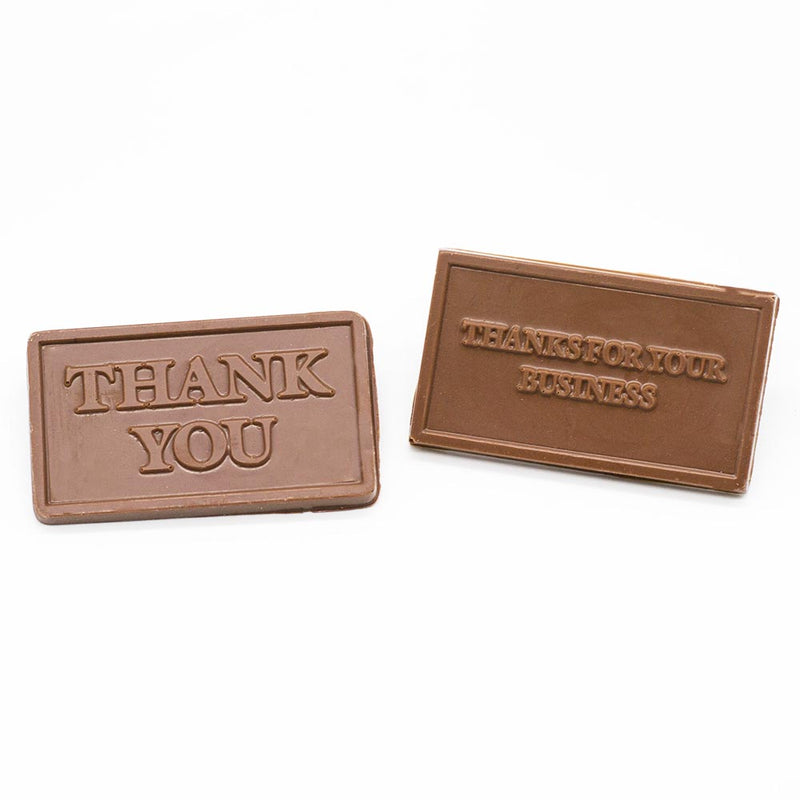 Wilson Candy Milk Chocolate Thank You For Your Business Card