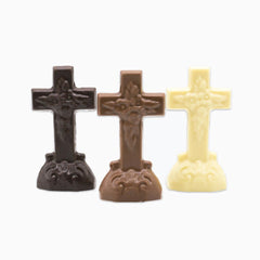 Wilson Candy Ivory Chocolate Cross - Christmas, Easter, First Communion