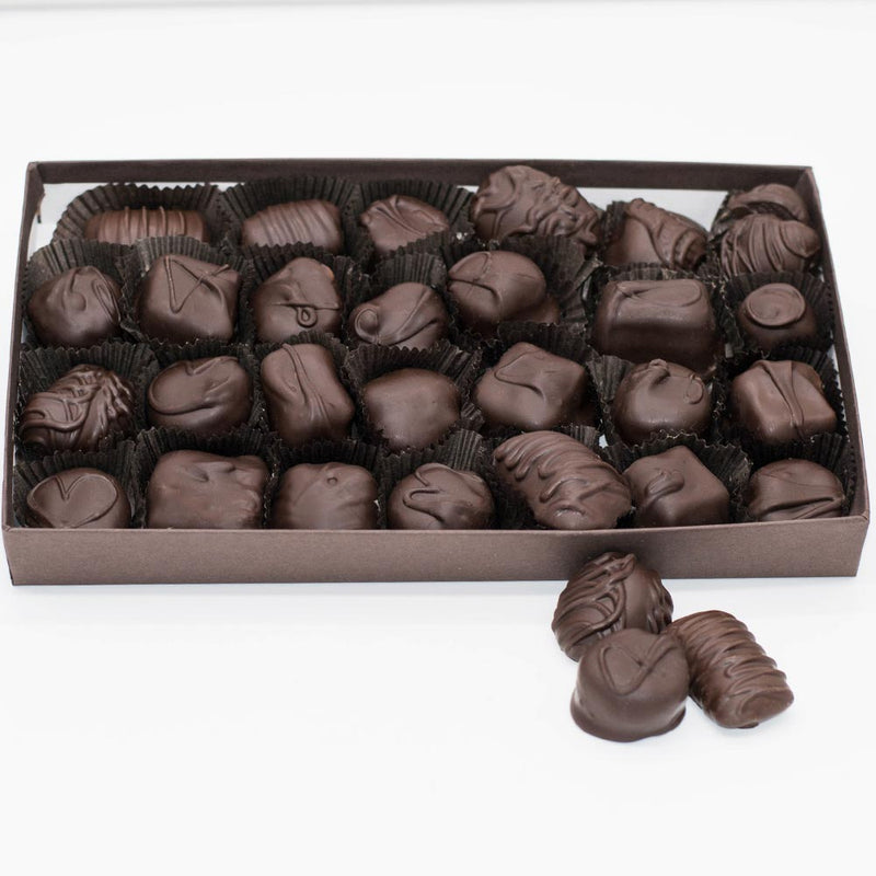 Wilson Candy Dark Chocolate Deluxe Assortment Variety Box - 8oz