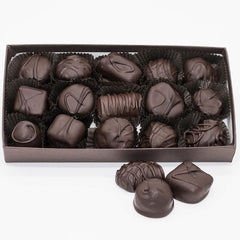 Wilson Candy Dark Chocolate Deluxe Assortment Variety Box - 8oz