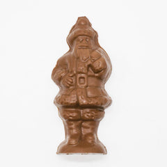 Flat Santa Mold, Milk Chocolate