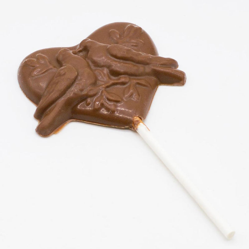 Milk Chocolate Love Bird Pop - Wilson Candy