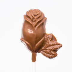 milk chocolate rose pop at wilson candy