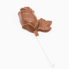 milk chocolate rose pop at wilson candy