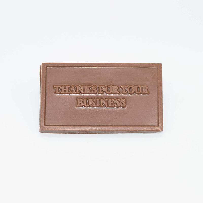 Wilson Candy Milk Chocolate Thank You For Your Business Card